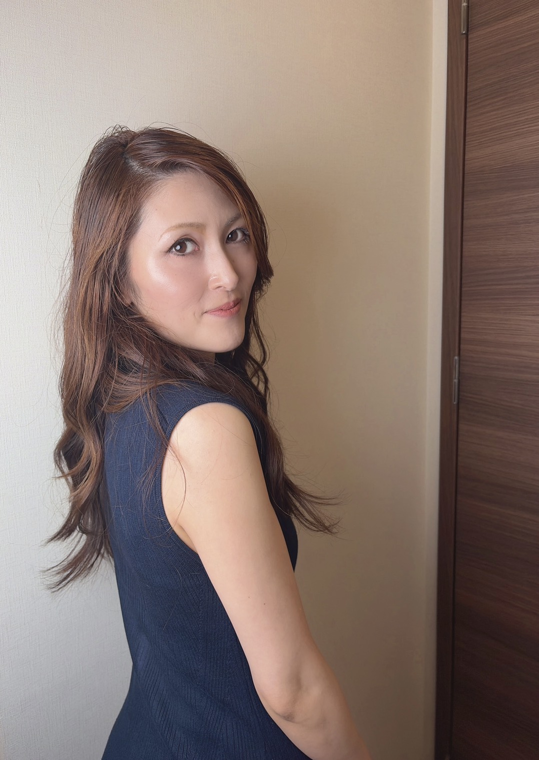 パーソナルメイク後のまいさん｜華やかで上品な雰囲気｜広島市PRIMAL＋