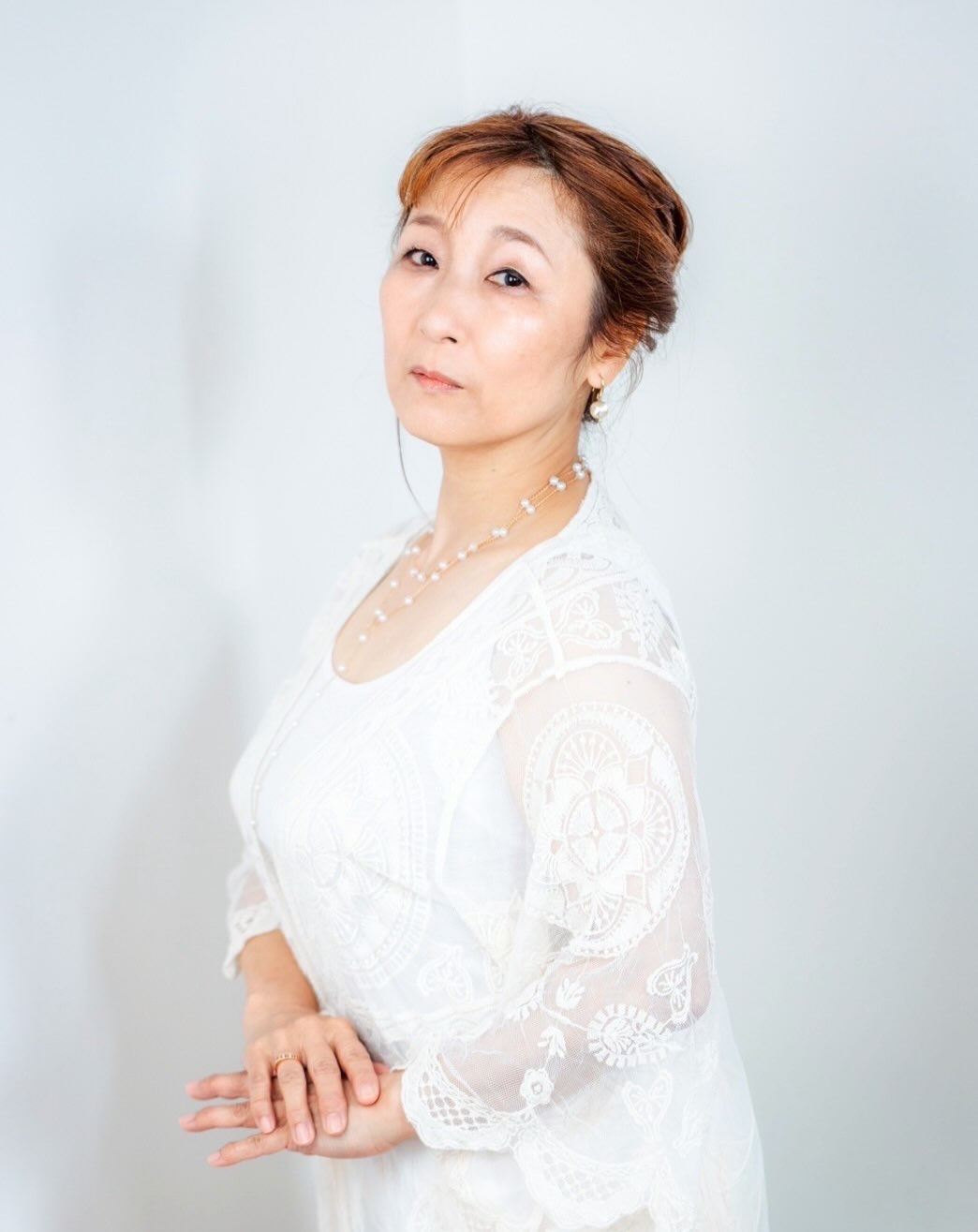 プロフィール撮影メイク後のみはだようこさん｜上品さと透明感を意識した仕上がり